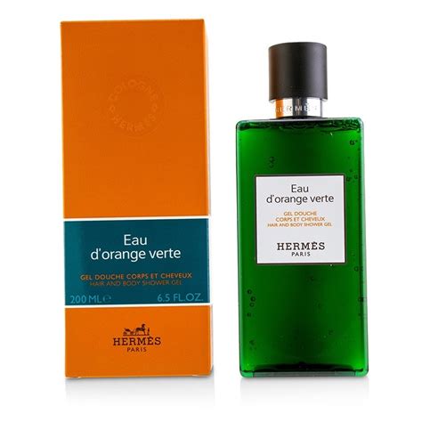 hermes men's body wash|Hermes orange verte shower gel.